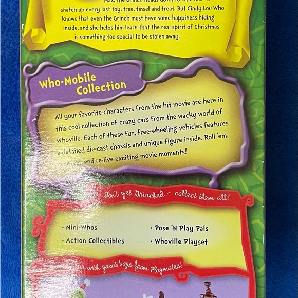 NIB 2000 Dr Seuss How The Grinch Stole Christmas! Who-Mobile Collection. Ages 4+ - Picture 4 of 9